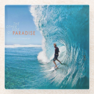 Surf Surfing Surfer Glass Coaster