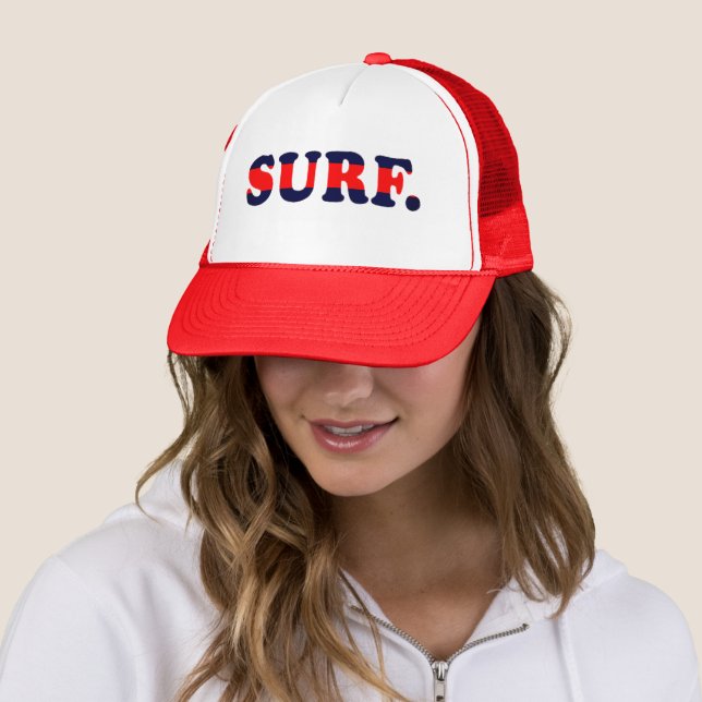 SURF SURFING SURFER TRUCKER HAT (In Situ)