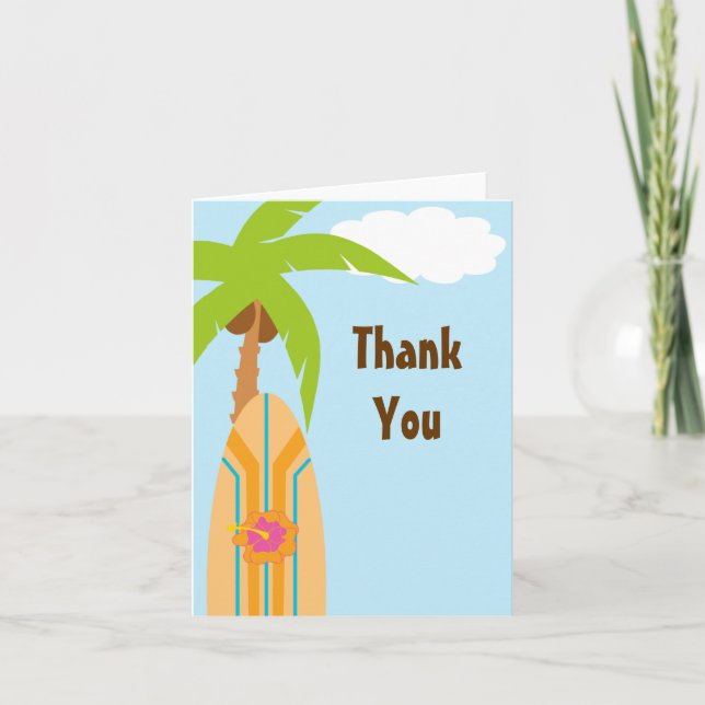 Surf Thank You Card (Front)