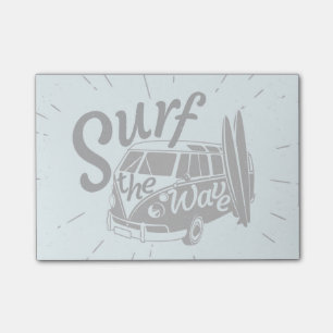 Surf The Wave Post-it Notes