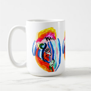 Surf up summer coffee mug
