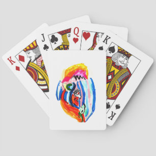 Surf up summer playing cards