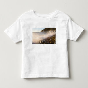 Surf washes over the cobblestones in Monument Toddler T-Shirt