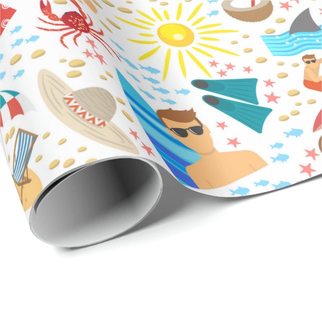 Surf Wrapping Paper (Roll Corner)