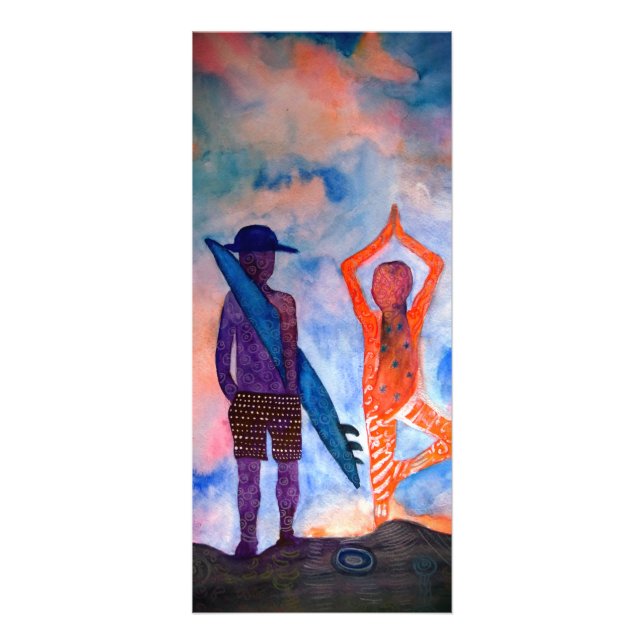 Surf Yoga Summer  Rackcard Rack Card (Front)