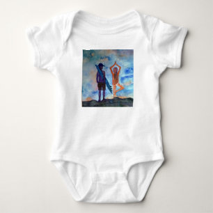 Surf Yoga Sunset Baby Jersey Bodysuit