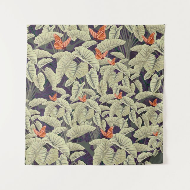 Surface butterfly pattern designapplied art,art,co tapestry (Front)