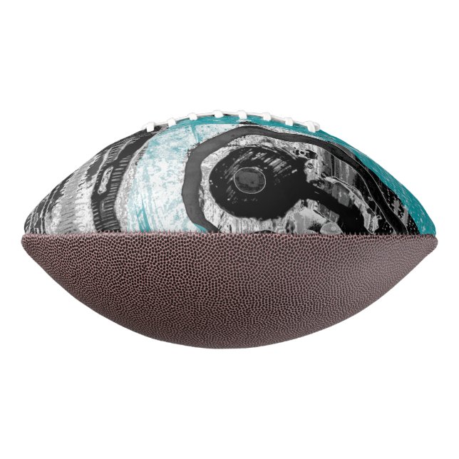 Surface Current – Abstract Flow & Structure Carbon Football (Rotated 270)