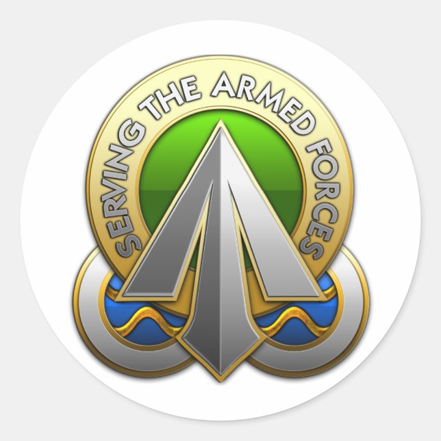 Surface Deployment and Distribution Command Classic Round Sticker (Front)