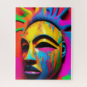 Surface Face Ken Gauge Surrealist Jigsaw Puzzle