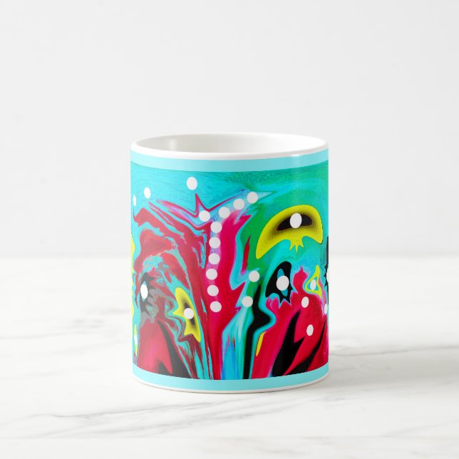 Surface of an alien moon art coffee mug (Center)