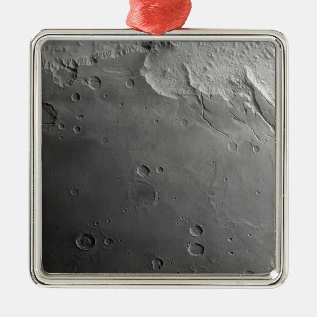 Surface of Mars 2 Metal Ornament (Front)