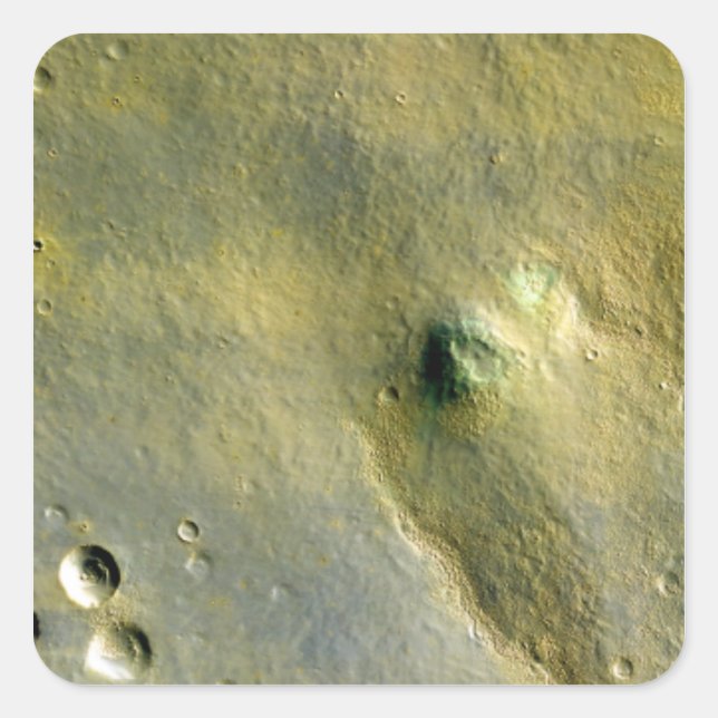 Surface of Mars Square Sticker (Front)