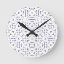 Surface pattern design - round large clock