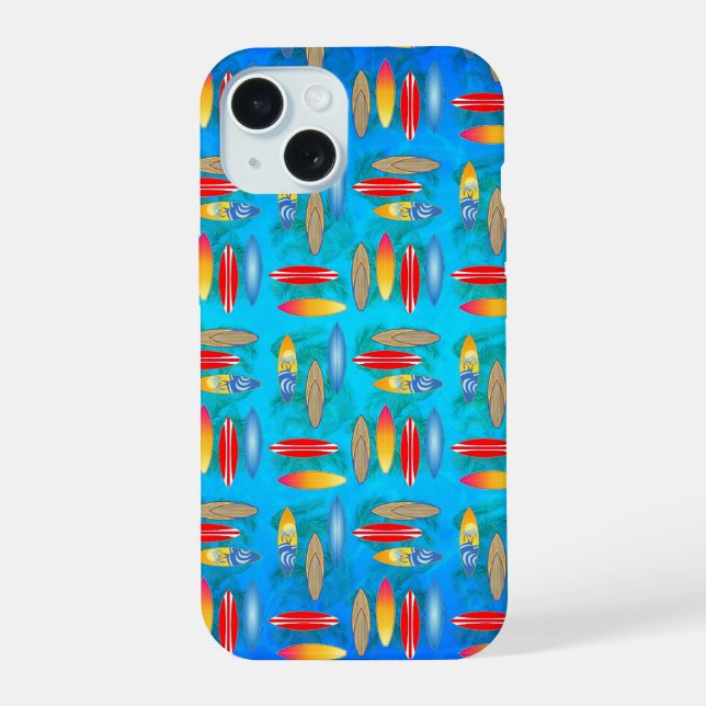 Surfboads iPhone 15 Case (Back)
