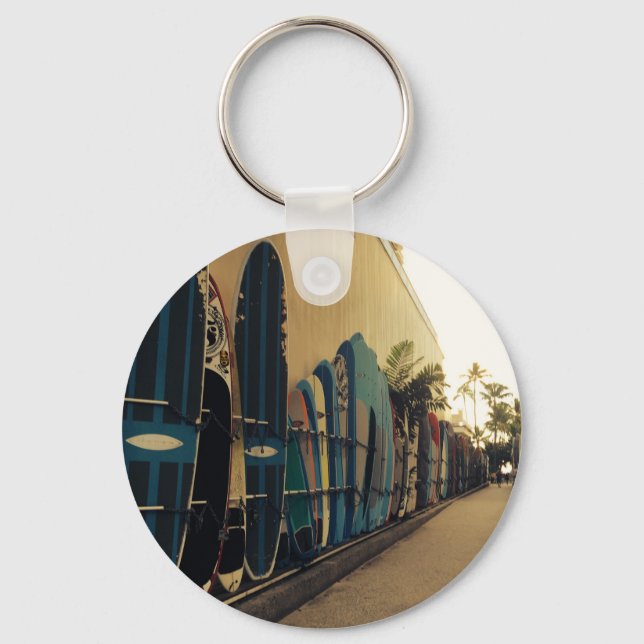 Surfboard Alley Key Chain (Front)