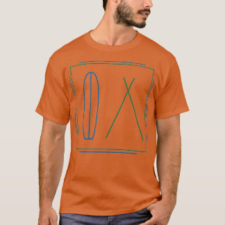 Surfboard and Pee Tent T-Shirt