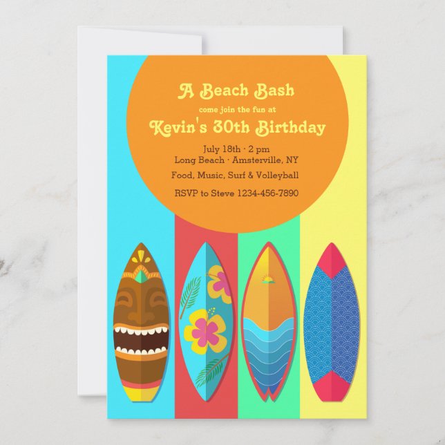 Surfboard Collection Invitation (Front)