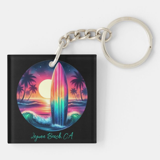 Surfboard Escape- Key Ring (Back)