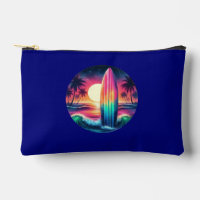 Surfboard Escape Zippered Pouch