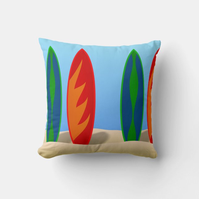 Surfboard Graphic Pillows (Front)