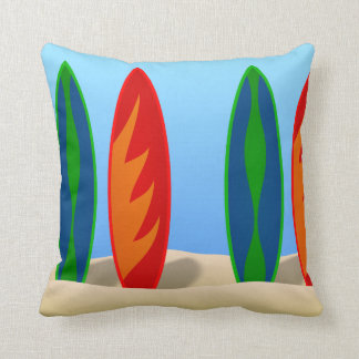 Surfboard Graphic Pillows