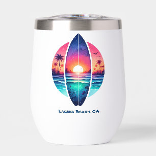 Surfboard in the Sunset