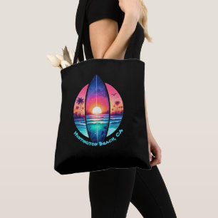Surfboard in the Sunset Tote Bag