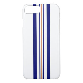 Surfboard iPhone 7 case - Blue Stripes