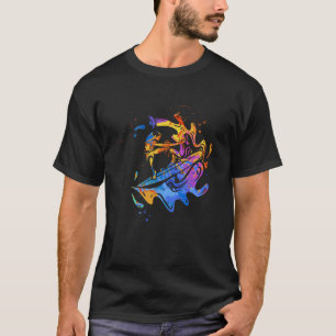 Surfboard Kids Men Women Colourful Surfer 2 T-Shirt