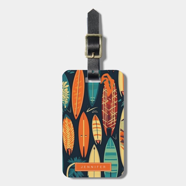 Surfboard Luggage Tags (Front Vertical)