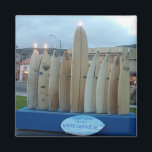 Surfboard Menorah Magnet<br><div class="desc">Surfboard Menorah</div>
