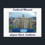 Surfboard Menorah Postcard<br><div class="desc">Surfboard Menorah</div>
