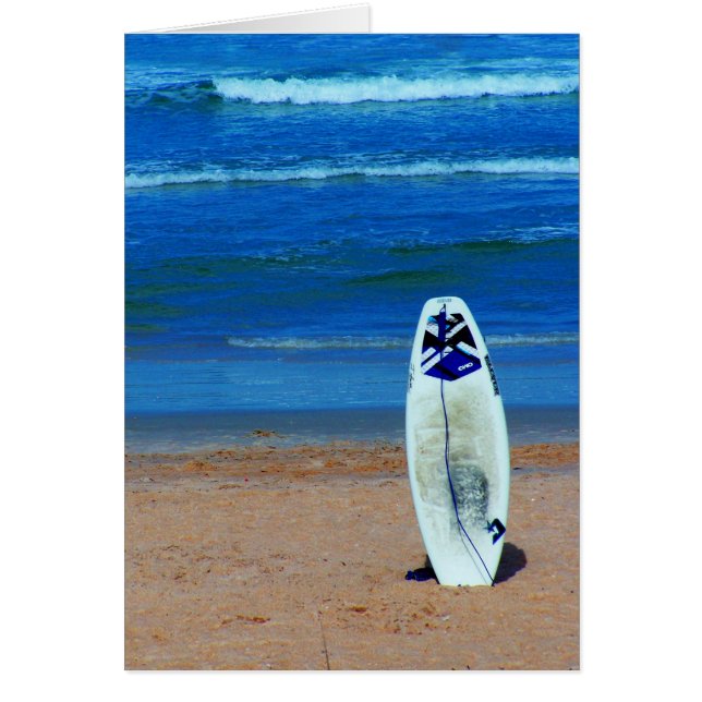 Surfboard On Beach (Front)