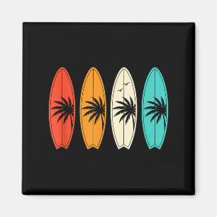 Surfboard Palm Tree Beach Kids Summer Sports Magnet
