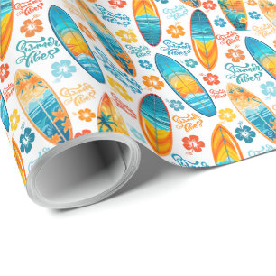 Surfboard Wrapping Paper