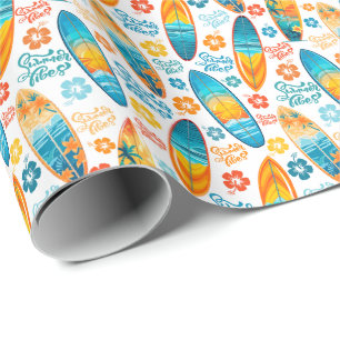 Surfboard Wrapping Paper
