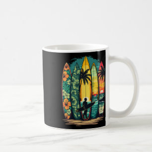 Surfboarder Hawaii Wave Surfing Lover Beach Surfer Coffee Mug