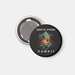 Surfboarder North Shore Hawaii Magnet