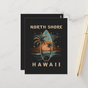 Surfboarder North Shore Hawaii Postcard