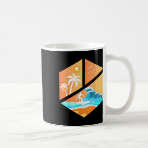 Surfboarder Surfer Retro Vintage Clic Surfing Surf Coffee Mug