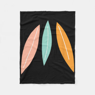 Surfboarder Wave Surfing Surfboard Lover Beach Sur Fleece Blanket