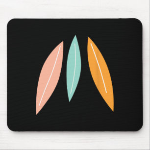 Surfboarder Wave Surfing Surfboard Lover Beach Sur Mouse Pad