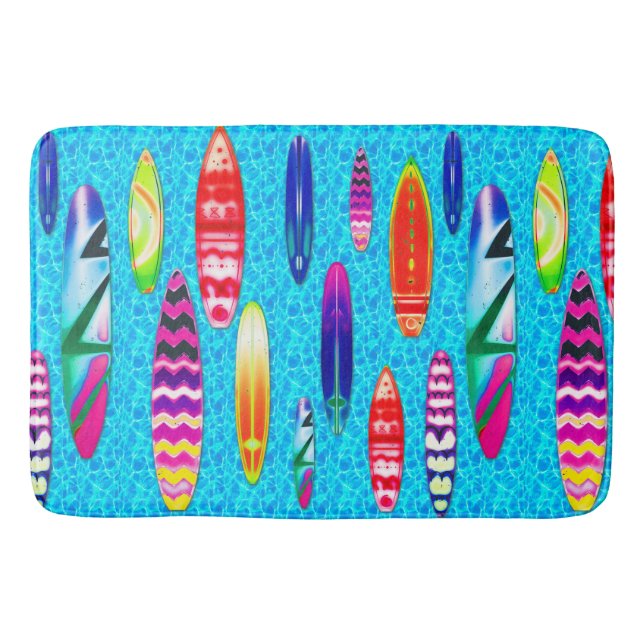 Surfboards 1 Bath Mats (Front)
