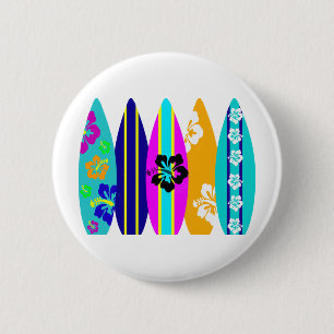Surfboards 6 Cm Round Badge