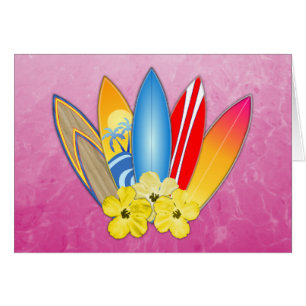 Surfboards And Hibiscus