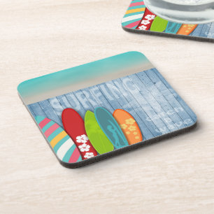 Surfboards Beverage Coaster