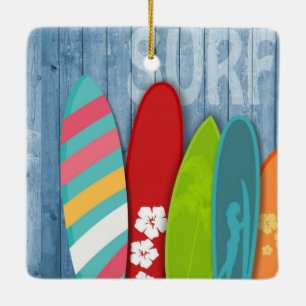 Surfboards Ceramic Ornament