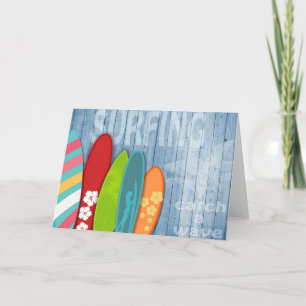 Surfboards Greeting Card
