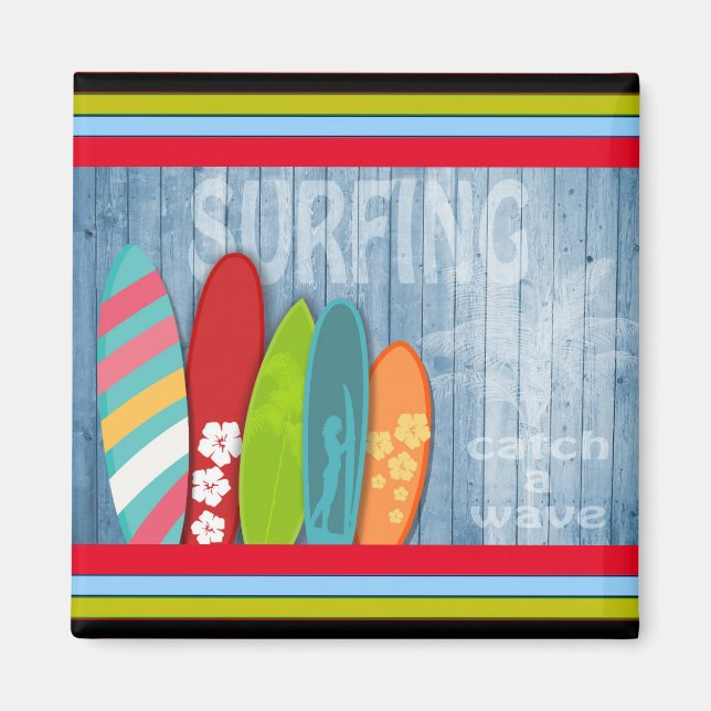 Surfboards Magnet (Front)